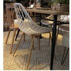 Cadeira Cloe Base Aço Branco