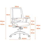 Cadeira Columbus Diretor - Preto