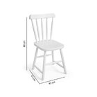 Cadeira Com Assento Anatômico Mdf Espanha Branco Fosco