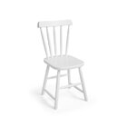 Cadeira Com Assento Anatômico Mdf Espanha Branco Fosco