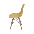 Cadeira Com Base De Madeira Dkr  Açafrão