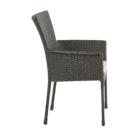 Cadeira Com Braço Aço Cinza Escuro Noa 86x61x61cm Naterial