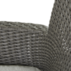 Cadeira Com Braço Aço Cinza Escuro Noa 86x61x61cm Naterial