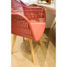 Cadeira Com Braço Agnes  Marsala