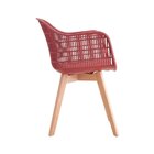 Cadeira Com Braço Agnes  Marsala