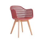 Cadeira Com Braço Agnes  Marsala