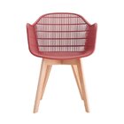 Cadeira Com Braço Agnes  Marsala