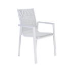 Cadeira Com Braço Aluminio Orion Gamma Branco 90x56x57cm Naterial