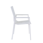 Cadeira Com Braço Aluminio Orion Gamma Branco 90x56x57cm Naterial