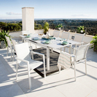 Cadeira Com Braço Aluminio Orion Gamma Branco 90x56x57cm Naterial