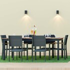 Cadeira Com Braço Aluminio San Diego Cinza 86x58x57cm Naterial