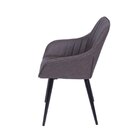 Cadeira Com Braço Volga Café/preto