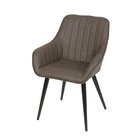 Cadeira Com Braço Volga Café/preto