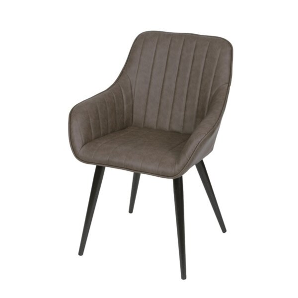 Cadeira Com Braço Volga Café/preto