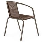 Cadeira Com Braços Indaiá Em Polipropileno - Marrom