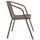 Cadeira Com Braços Indaiá Em Polipropileno - Marrom