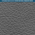 Cadeira Com Braços Maraú Psg Móveis Couro Legitimo Cinza Escu