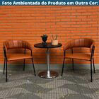 Cadeira Com Braços Maraú Psg Móveis Estofada Courrissimo Café