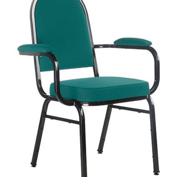 Cadeira Com Braços Para Auditórios Linha Hotel Verde