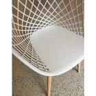 Cadeira Com Braços Polipropileno Clarice  Nude