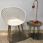 Cadeira Com Braços Polipropileno Clarice  Nude