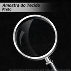 Cadeira Com Capitonê Decorativa Poltrona Egg Preta Com Base G