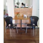 Cadeira Com Pés De Aço Montes Claros Preta - Antares