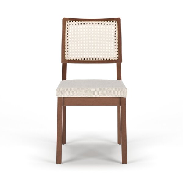 Cadeira Com Pés Em Madeira Natural Saga Natural/linked