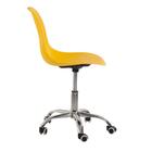 Cadeira Com Rodízios Eames Office - Escritório - Amarelo