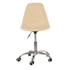 Cadeira Com Rodízios Eames Office - Escritório - Creme