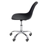 Cadeira Com Rodízios Eames Office - Escritório - Preto