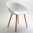 Cadeira Concha De Polipropíleno Branca