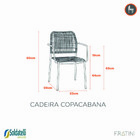 Cadeira Copacabana - Preta