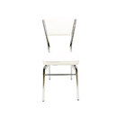 Cadeira Cozinha Reforço Cromada Assento Grosso Confortável En