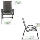 Cadeira Cravo Area Varanda Jardim Ferro Fibra Pedra Ferro