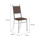 Cadeira Cromada Carraro 1724  - 172412304