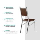 Cadeira Cromada Carraro 1724  - 172412304