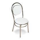 Cadeira Cromada George Branca