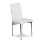 Cadeira Cromada La Bouche Branca