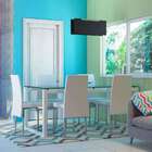 Cadeira Cromada La Bouche Branca