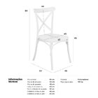 Cadeira Cross Katrina Cozinha Jantar Varanda