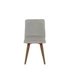 Cadeira Dakota Giratória Linho C/ Pu - Carbono - Cobre - Natu