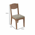 Cadeira Dalla Costa 25mm Assento Estofado Ca12