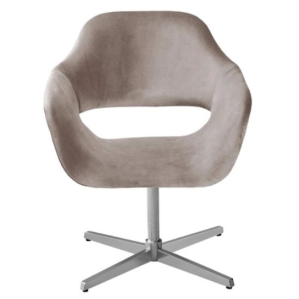 Cadeira Dallas Saarinen Executive Com Braço Tecido Suede Base