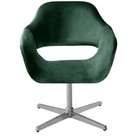 Cadeira Dallas Saarinen Executive Com Braço Tecido Suede Base