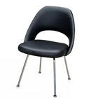 Cadeira Dallas Saarinen Executive Sem Braço Em Couro Sintétic