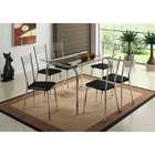 Cadeira Daniela 141 Cromada - Carraro - Preto