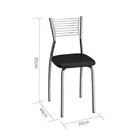 Cadeira De Aço Barcelona C123