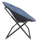 Cadeira Aço Dobravel Moon Taupe 78x85x69 Cinza Naterial