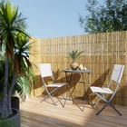 Cadeira de Aço Emys 83x42x52cm Branco Naterial